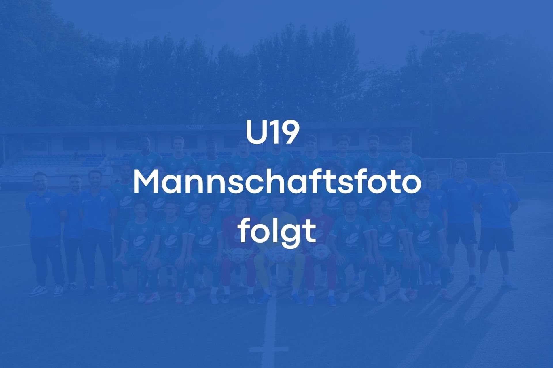 Mannschaftsfoto U19-Junioren