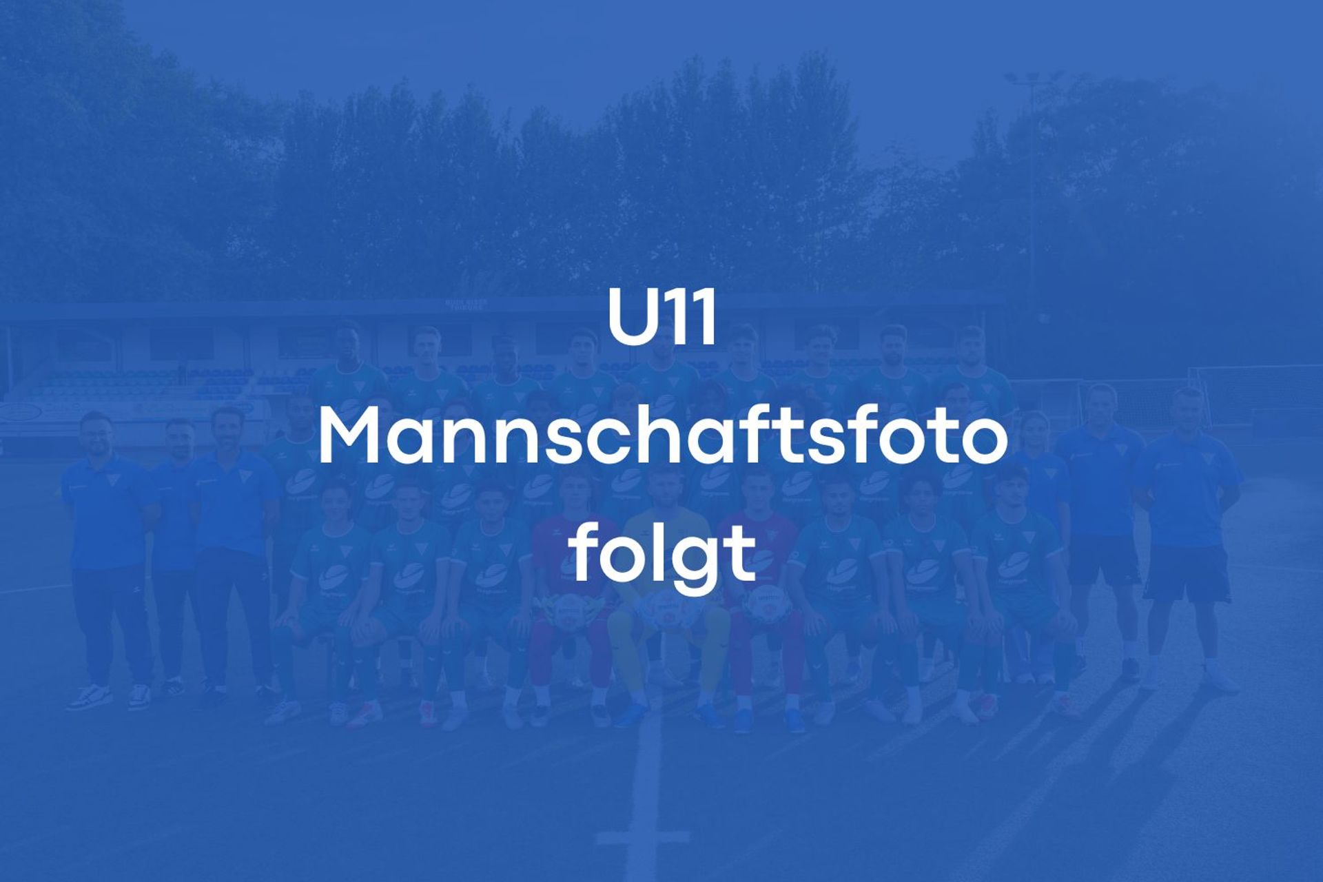 Mannschaftsfoto U11-Junioren