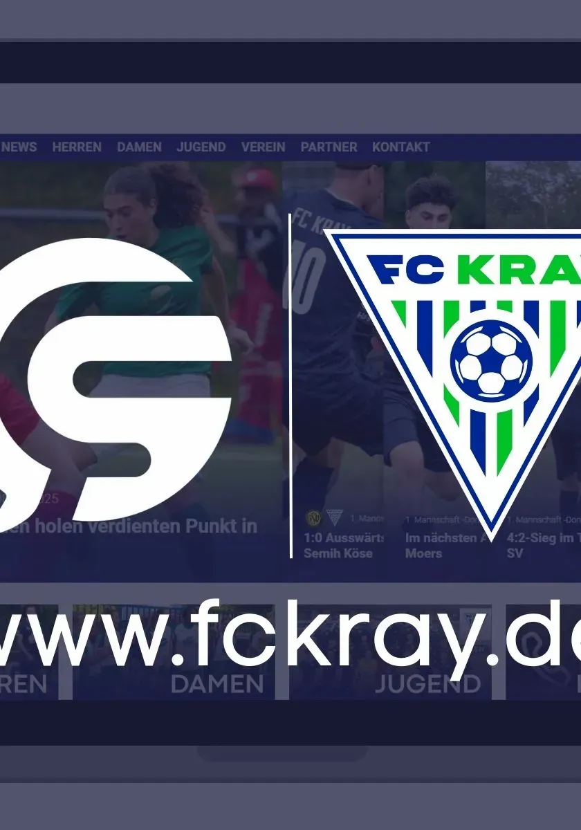 Der FC Kray präsentiert seine neue Website