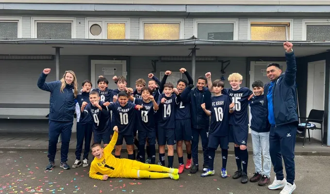 U13 steigt in die Niederrheinliga auf