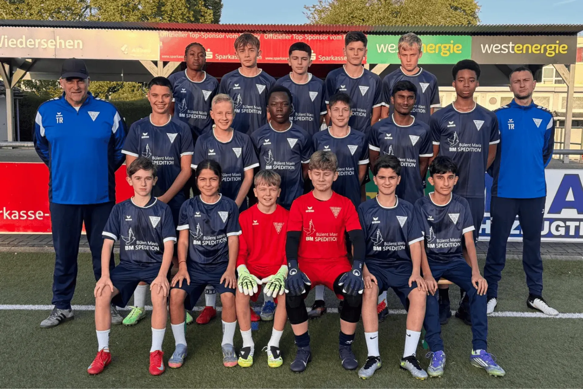 Mannschaftsfoto U14-Junioren