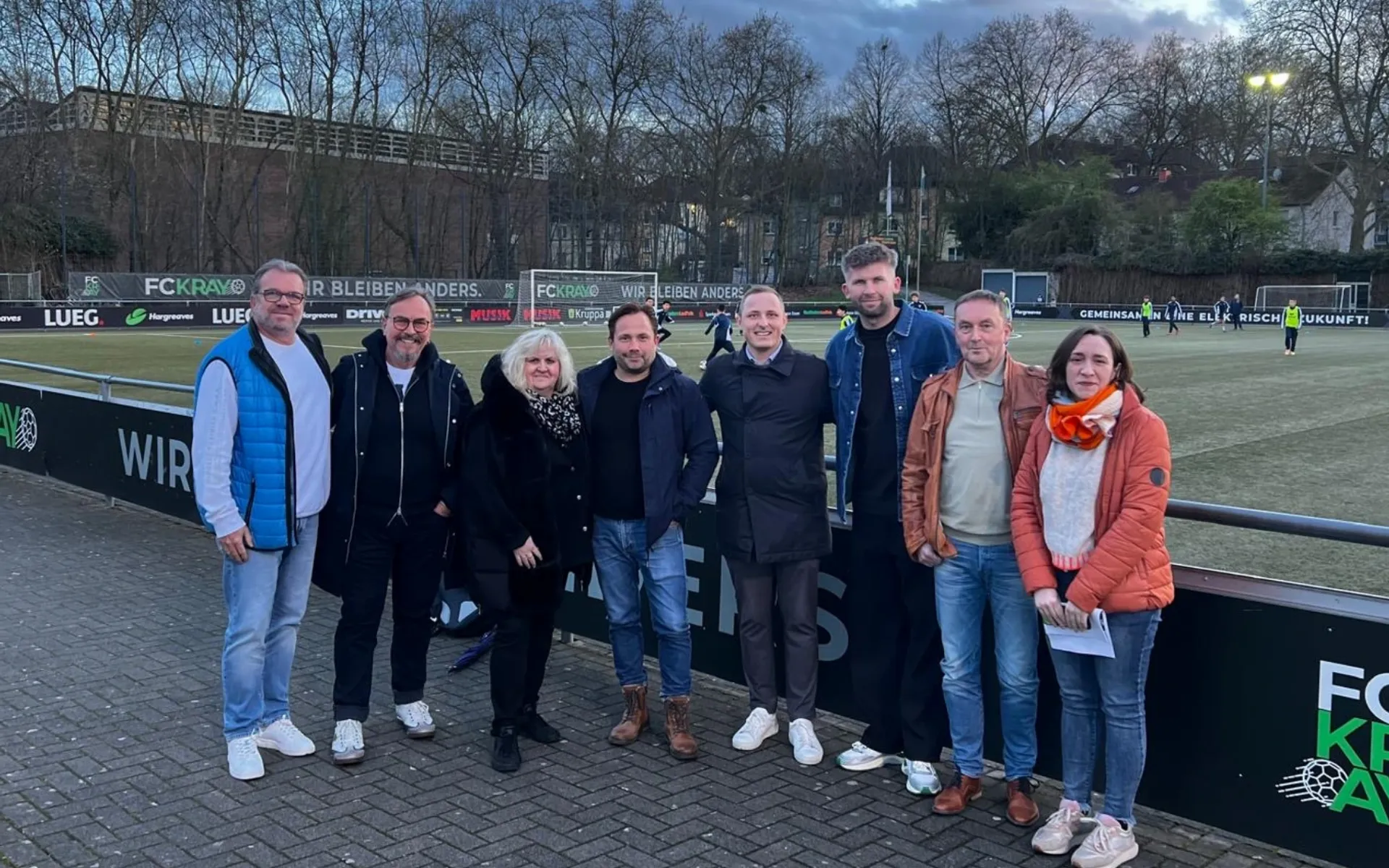 FC Kray im Dialog: Kabinengespräch mit Lokalpolitikern