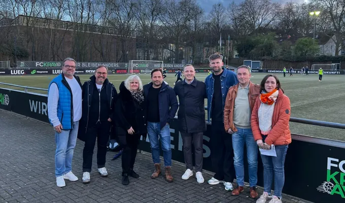 FC Kray im Dialog: Kabinengespräch mit Lokalpolitikern