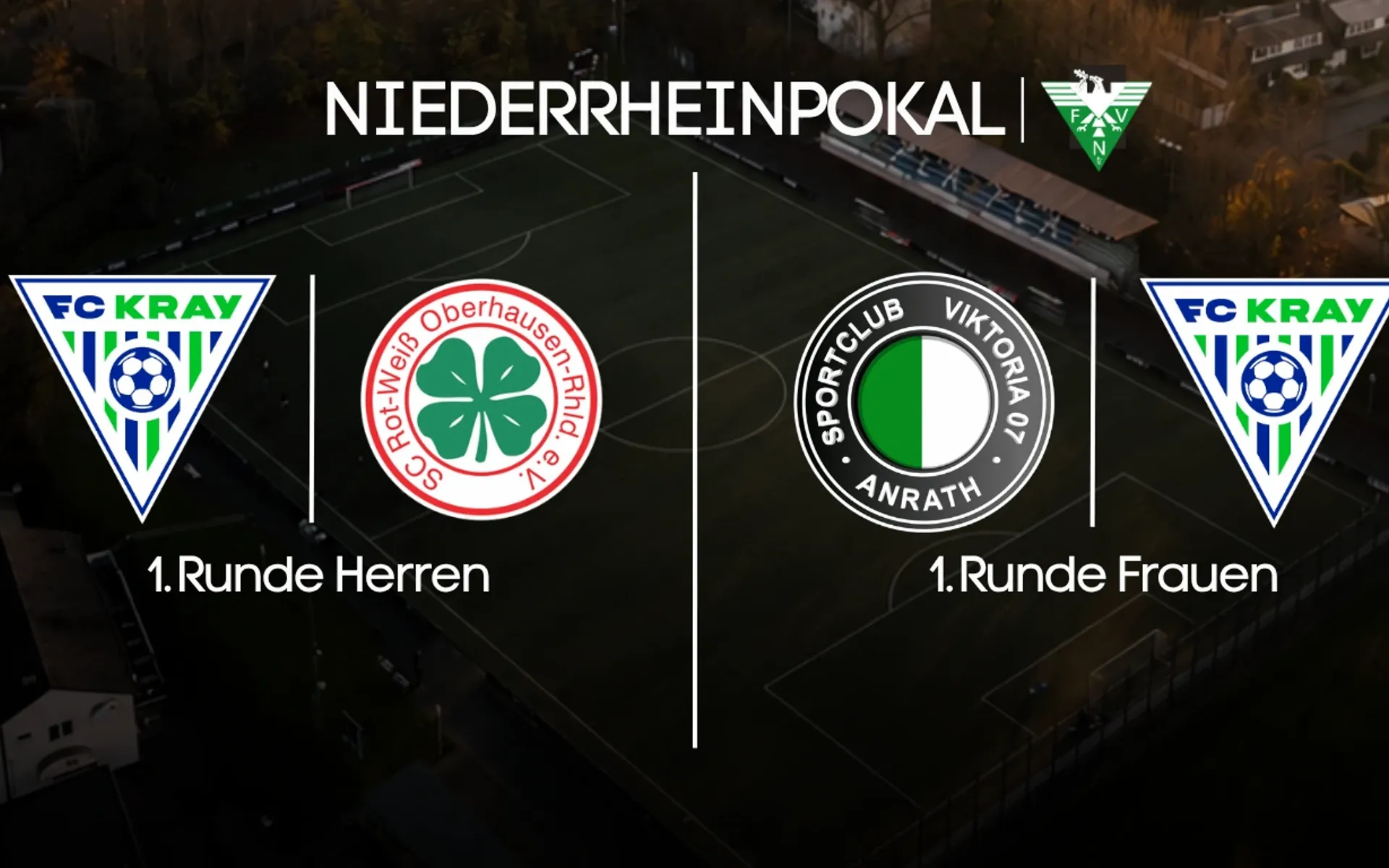 1. Runde im Niederrheinpokal ausgelost