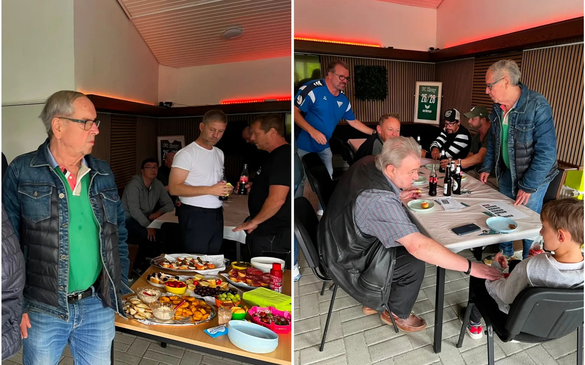 Sponsorentreffen im Rahmen des 1.Heimspiels der Saison